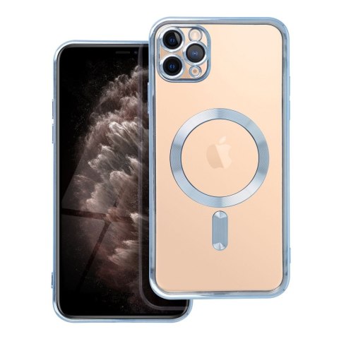 Etui ELECTRO MAG COVER kompatybilny z MagSafe do iPhone 11 Pro Max niebieski