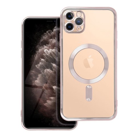 Etui ELECTRO MAG COVER kompatybilny z MagSafe do iPhone 11 Pro Max złoty róż