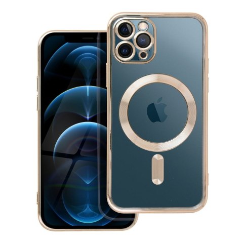 Etui ELECTRO MAG COVER kompatybilny z MagSafe do iPhone 11 Pro złoty