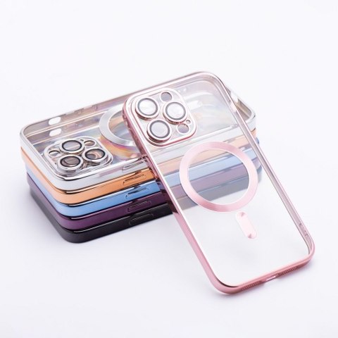 Etui ELECTRO MAG COVER kompatybilny z MagSafe do iPhone 11 złoty róż