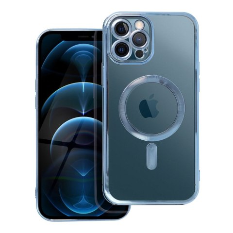 Etui ELECTRO MAG COVER kompatybilny z MagSafe do iPhone 12 Pro Max niebieski