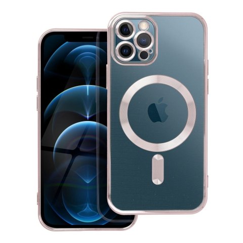 Etui ELECTRO MAG COVER kompatybilny z MagSafe do iPhone 12 Pro złoty róż