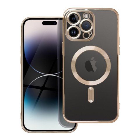 Etui ELECTRO MAG COVER kompatybilny z MagSafe do iPhone 12 Pro złoty