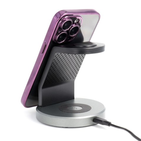 Futerał ELECTRO MAG COVER kompatybilny z MagSafe do IPHONE 12 srebrny