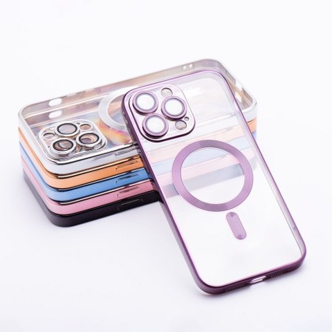 Futerał ELECTRO MAG COVER kompatybilny z MagSafe do IPHONE 12 srebrny