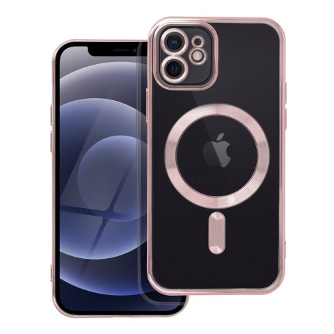 Futerał ELECTRO MAG COVER kompatybilny z MagSafe do IPHONE 12 złoty róż