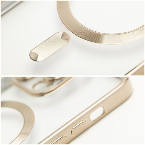 Futerał ELECTRO MAG COVER kompatybilny z MagSafe do IPHONE 12 złoty