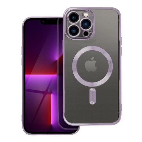 Etui ELECTRO MAG COVER kompatybilny z MagSafe do iPhone 13 Pro Max fioletowy