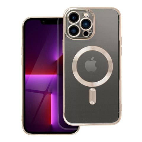 Etui ELECTRO MAG COVER kompatybilny z MagSafe do iPhone 13 Pro Max złoty