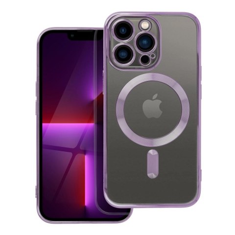 Etui ELECTRO MAG COVER kompatybilny z MagSafe do iPhone 13 Pro fioletowy
