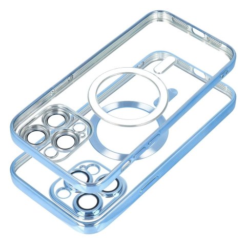 Etui ELECTRO MAG COVER kompatybilny z MagSafe do iPhone 13 niebieski