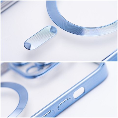 Etui ELECTRO MAG COVER kompatybilny z MagSafe do iPhone 13 niebieski