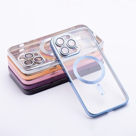 Etui ELECTRO MAG COVER kompatybilny z MagSafe do iPhone 13 niebieski