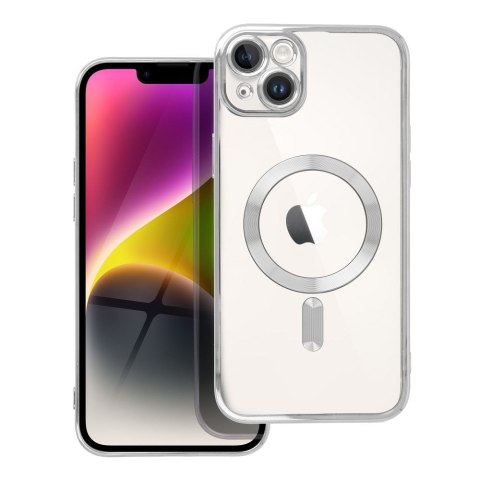 Etui ELECTRO MAG COVER kompatybilny z MagSafe do iPhone 14 Plus srebrny