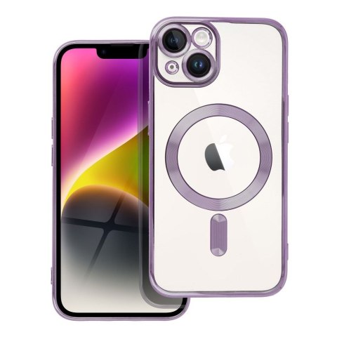 Etui ELECTRO MAG COVER kompatybilny z MagSafe do iPhone 14 fioletowy