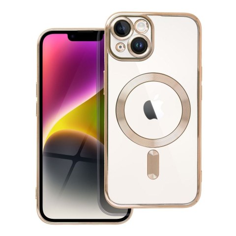 Etui ELECTRO MAG COVER kompatybilny z MagSafe do iPhone 14 złoty