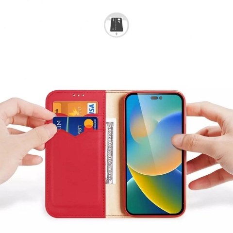 DUX DUCIS Etui HIVO do iPhone 15 Pro czerwona