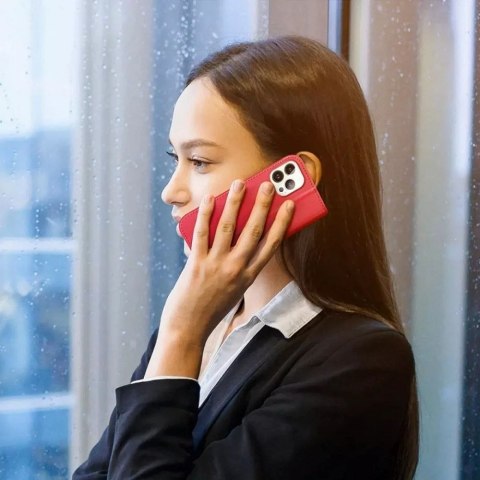 DUX DUCIS Etui HIVO do iPhone 15 Pro czerwona
