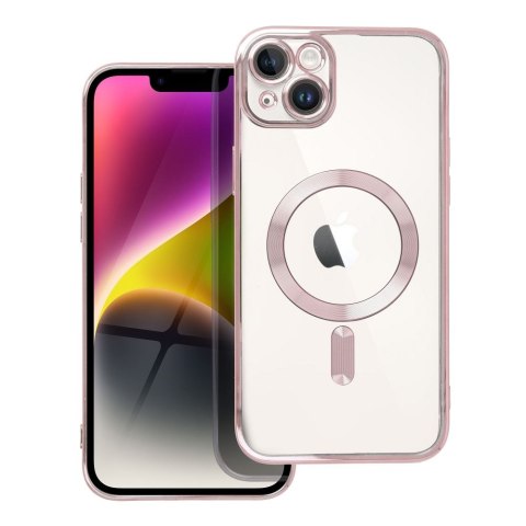 Etui ELECTRO MAG COVER kompatybilny z MagSafe do iPhone 14 Plus złoty róż
