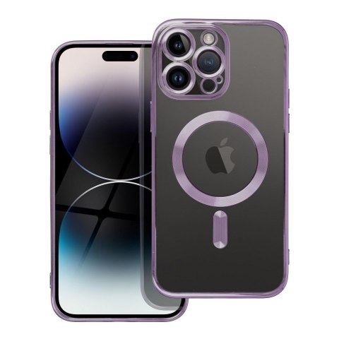 Etui ELECTRO MAG COVER kompatybilny z MagSafe do iPhone 14 Pro Max fioletowy