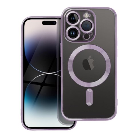 Etui ELECTRO MAG COVER kompatybilny z MagSafe do iPhone 14 Pro fioletowy