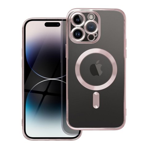Etui ELECTRO MAG COVER kompatybilny z MagSafe do iPhone 14 Pro złoty róż