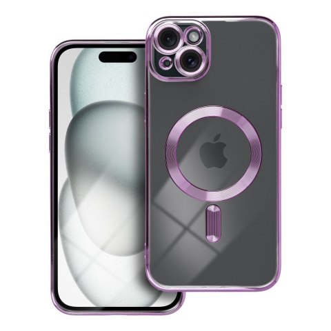 Etui ELECTRO MAG COVER kompatybilny z MagSafe do iPhone 15 Plus fioletowy