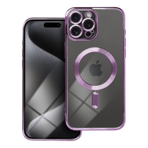 Etui ELECTRO MAG COVER kompatybilny z MagSafe do iPhone 15 Pro Max fioletowy