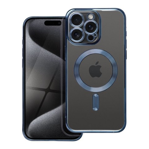 Etui ELECTRO MAG COVER kompatybilny z MagSafe do iPhone 15 Pro Max tytanowy niebieski
