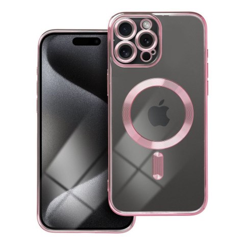 Etui ELECTRO MAG COVER kompatybilny z MagSafe do iPhone 15 Pro Max złoty róż