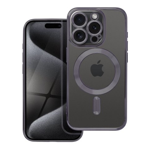Etui ELECTRO MAG COVER kompatybilny z MagSafe do iPhone 15 Pro czarny