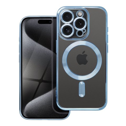 Etui ELECTRO MAG COVER kompatybilny z MagSafe do iPhone 15 Pro niebieski