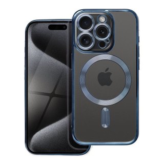 Etui ELECTRO MAG COVER kompatybilny z MagSafe do iPhone 15 Pro tytanowy niebieski