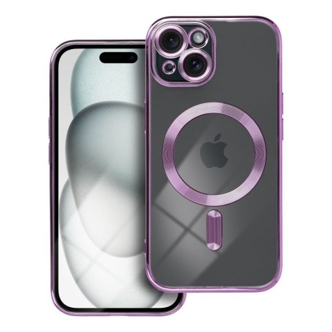 Etui ELECTRO MAG COVER kompatybilny z MagSafe do iPhone 15 fioletowy