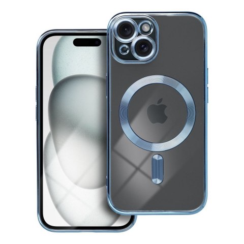 Etui ELECTRO MAG COVER kompatybilny z MagSafe do iPhone 15 niebieski