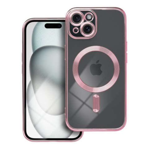 Etui ELECTRO MAG COVER kompatybilny z MagSafe do iPhone 15 złoty róż