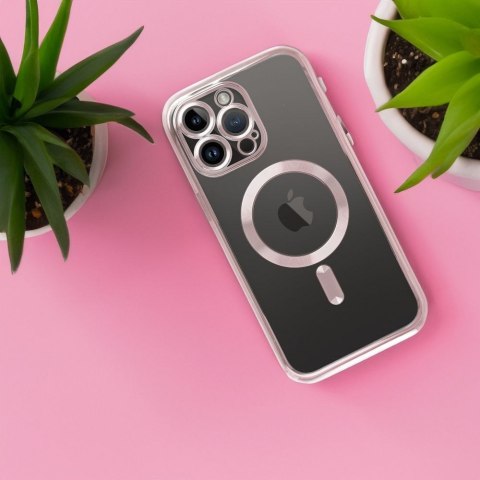 Etui ELECTRO MAG COVER kompatybilny z MagSafe do iPhone 15 złoty róż