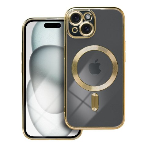 Etui ELECTRO MAG COVER kompatybilny z MagSafe do iPhone 15 złoty