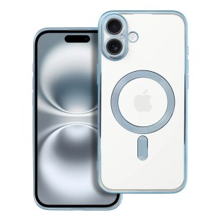 Etui ELECTRO MAG COVER kompatybilny z MagSafe do iPhone 16 Plus niebieski