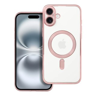 Etui ELECTRO MAG COVER kompatybilny z MagSafe do iPhone 16 Plus złoty róż