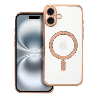 Etui ELECTRO MAG COVER kompatybilny z MagSafe do iPhone 16 Plus złoty