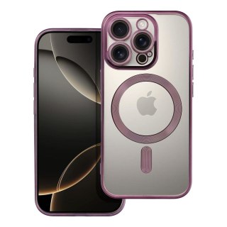 Etui ELECTRO MAG COVER kompatybilny z MagSafe do iPhone 16 Pro fioletowy