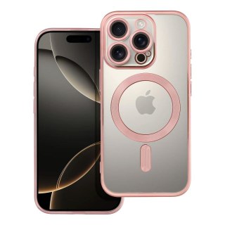Etui ELECTRO MAG COVER kompatybilny z MagSafe do iPhone 16 Pro złoty róż