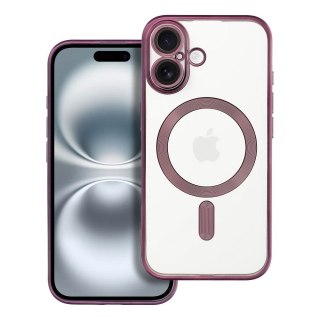 Etui ELECTRO MAG COVER kompatybilny z MagSafe do iPhone 16 fioletowy