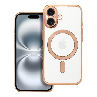 Etui ELECTRO MAG COVER kompatybilny z MagSafe do iPhone 16 złoty