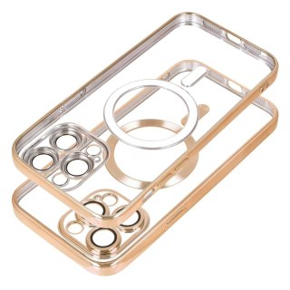Etui ELECTRO MAG COVER kompatybilny z MagSafe do iPhone 16 złoty