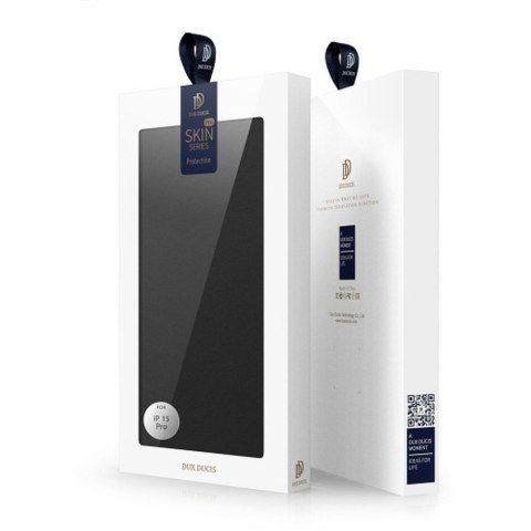 DUX DUCIS Etui SKIN PRO do iPhone 15 Pro czarna