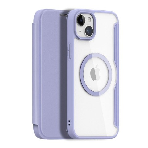 DUX DUCIS Etui SKIN X PRO kompatybilna z MagSafe do iPhone 15 Plus fioletowa