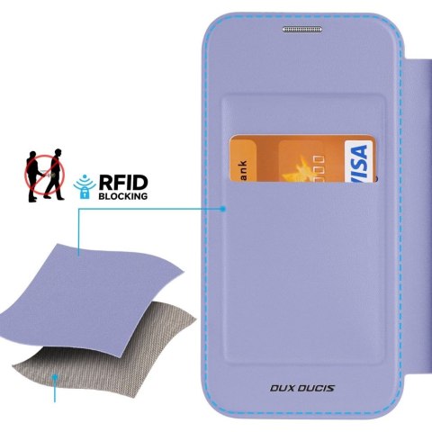 DUX DUCIS Etui SKIN X PRO kompatybilna z MagSafe do iPhone 15 Plus fioletowa