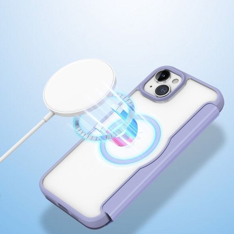 DUX DUCIS Etui SKIN X PRO kompatybilna z MagSafe do iPhone 15 Plus fioletowa